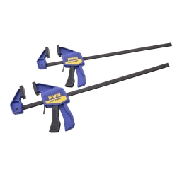 IRWIN   QUICK CHANGE BAR CLAMP SET 12IN 2PACK