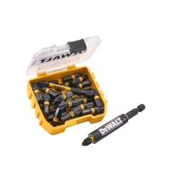 DEWALT  PZ2 BIT SET 25&50MM WITH MAG ADAPTER
